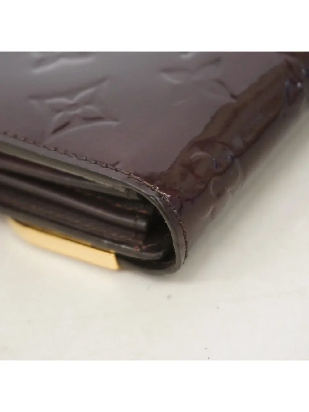Louis Vuitton Wallet Vernis Portefeuille Rossmore Amaranto